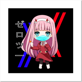 Zero two chibi Posters and Art